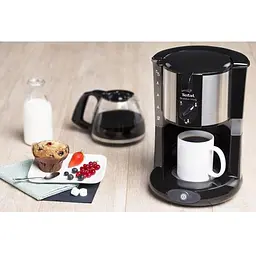 Кавоварка Tefal Subito Mug крапельна 1.25 л чорно-срібляста (CM290838) - мініатюра 8