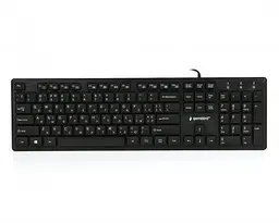 Клавіатура Gembird KB-MCH-03-UA чорний, тонка, мультимедійна, USB (KB-MCH-03-UA)