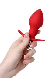 Анальна пробка ToDo Anal Vibro Plug Glam 9.7 см (червоний) - мініатюра 9