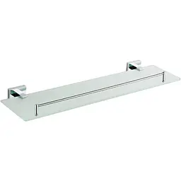 Полиця скляна VBI Mars chrome VBI-040109CH, Хром