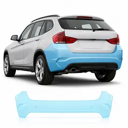 Антигравійна захисна бронеплівка за лекалами для BMW X1 E84 2009-2015 - задній бампер
