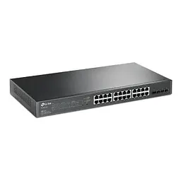 JetStream 28-портовий гігабітний комутатор 3 24 портами PoE +, SG2428P TP-LINK - мініатюра 2