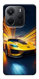 Чохол Demsky Yellow Porsche для Xiaomi Redmi Note 14 4G (Int. version)