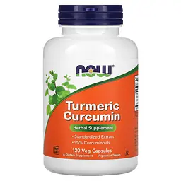 Екстракт Кореня Куркуми Turmeric Curcumin Extract - 120 вег. капсул