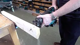 Пила шабельна акумуляторна Makita DJR188Z (20 мм, 3000 об/хв, 460 Вт, BL, LXT, без акумуляторів та зарядного пристрою) - мініатюра 7