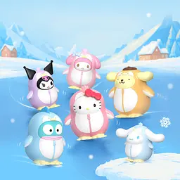 Іграшка-сюрприз Pop Top Sanrio – Бал пінгвінів механічна в асортименті (25WDL-001) - мініатюра 4