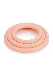 Ерекційне кільце CalExotics Tri-Rings 3 шт тілесний - мініатюра 3