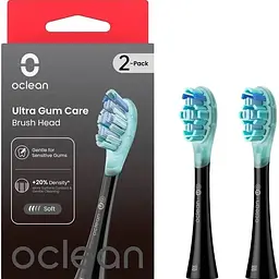 Насадка для зубної щітки Oclean UG02 B02 Ultra Gum Care Brush 2 шт. Black [6970810553567] [100958] - мініатюра 4