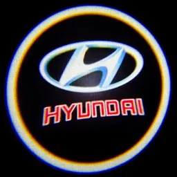 Картридж-вставка логотипу Hyundai на двері 1 шт. (Red)