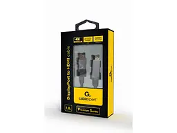 Кабель Cablexpert DisplayPort to HDMI 1.8m (CC-DP-HDMI-4K-6) - мініатюра 3