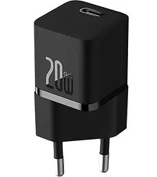 Зарядний пристрій блок Baseus GaN5 20 W (CCGN050101) 1 Type-C чорний