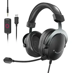 Ігрова гарнітура FIFINE H9 USB / Jack 3.5 мм / 7.1 Surround / Знімний мікрофон - мініатюра 2