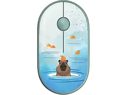 Миша 2E MF300 Capybara Silent WL BT Tangerine (MF300WCAPIBARAGN)