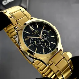Чоловічий годинник Casio MTP-V300G-1A Золотистий ( AT1141-0198 ) - мініатюра 3