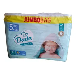 Підгузки Dada Extra Soft 5 для дітей вагою від 15 до 25 кг 90 шт (ExtraSoft5JumboNew90)
