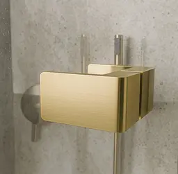 Розпашні душові двері Rea Atlas 120x200 праві brushed gold REA-K4677 - мініатюра 5