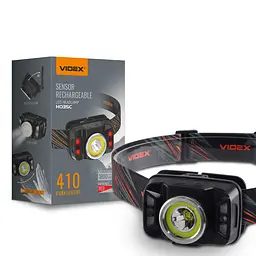 Налобний світлодіодний ліхтарик Videx VLF-H035C, 410Lm 5000K (26571-000) - мініатюра 2