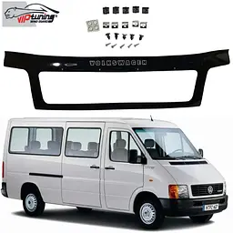Дефлектор капоту мухобійка Volkswagen LT 1996-2000 Телевізор Євро Кріплення (Vip Tuning)
