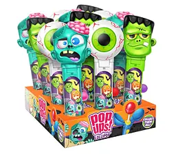 Тримач з льодяником Pop Ups Monster Halloween EyeBall Lollipop 1шт - мініатюра 6
