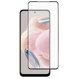 Скло захисне Dengos Full Glue Xiaomi Redmi Note 12 4G (black) (TGFG-274) - мініатюра 2