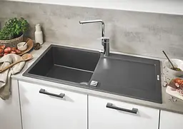 Кухонна мийка Grohe K500 из композита 31645AT0, Сірий - мініатюра 3