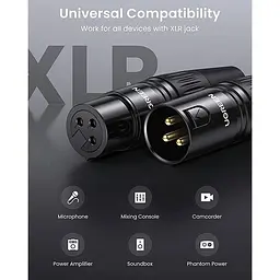 Аудiоконектор Ugreen AV162 Cannon Female Connector (UGR-80440) - мініатюра 2