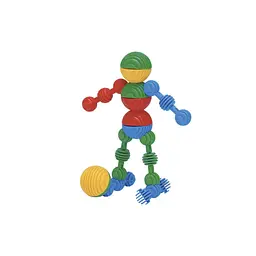 Конструктор в банці Wader Funny blocks, 58 деталей (41970) - мініатюра 4