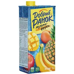 Нектар Добрий Ранок Мультифруктовий 1 л (913829) - мініатюра 2