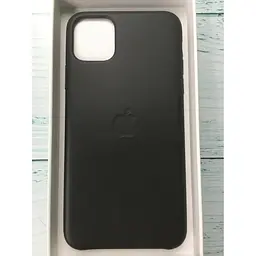 Оригінальний шкіряний чохол Apple Leather Case для iPhone 11 Pro Max (6.5") Black (MX0E2ZM/A) - мініатюра 6