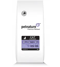 Збалансований сухий корм PetNature для котів курка 10 кг