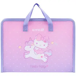Папка-портфель Kite Hello Kitty на блискавці A4 (HK25-202-1)