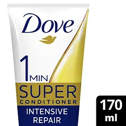 Кондиціонер Dove 1 Minute Super Conditioner Інтенсивне відновлення для пошкодженого волосся 170 мл - мініатюра 2