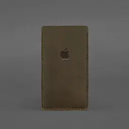 Шкіряний чохол для iPhone 11 Темно-коричневий Crazy Horse - мініатюра 4