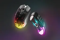 Мишка SteelSeries Aerox 9 Wireless RGB, 18000dpi., 18кн. Чорний - мініатюра 6