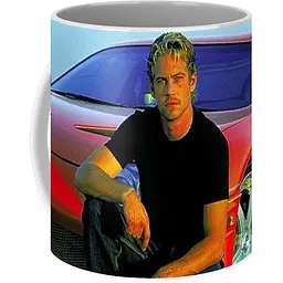 Кухоль GeekLand Форсаж The Fast and the Furious Підлога Уокер кар FF.02.009 330 мл білий - мініатюра 3