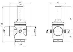 Редуктор Icma 1 1/2" №246 (91246AH05) - мініатюра 3