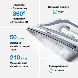 Праска Braun SI 5078 GY сіра - мініатюра 3