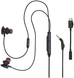 Навушники дротові JBL Quantum 50С USB-C підключення (JBLQTUM50CBLK) чорні - мініатюра 2