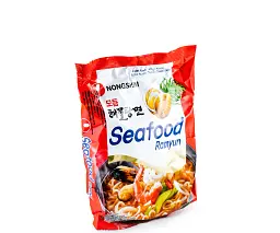 Локшина швидкого приготування Nongshim Seafood Ramyun з морепродуктами 125 г - мініатюра 3
