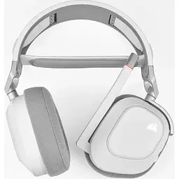 Ігрові навушники Corsair HS80 RGB Wireless White (CA-9011236) [148145] - мініатюра 4