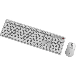 Комплект (Клавіатура та миша) Gembird KBS-WMS-01-W-CYRL White (KBS-WMS-01-W-CYRL) - мініатюра 3
