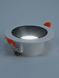 Точковий LED світильник Brille HDL-DS 186/7W NW WH/BK 33-253 - мініатюра 3