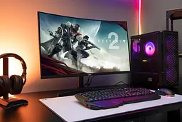 Монітор 2E Gaming 31.5" G3223B 2xHDMI DP VA 2560x1440 165Hz 1ms CURVED FreeSync HAS teh0014228 - мініатюра 5