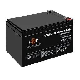 Акумулятор AGM LPM 12V - 14 Ah - мініатюра 4