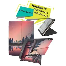Обкладинка Ultra Slim Origami BeCover для PocketBook 743G InkPad 4/InkPad Color 2/InkPad Color 3 (7.8") Dusk (713085) - мініатюра 2