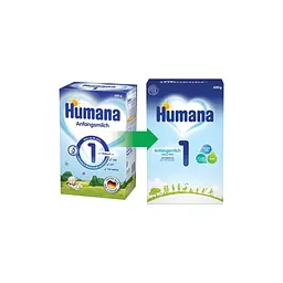 Дитяча суміш Humana 1 LC PUFA з пребіотиками і нуклеотидами, 600 г (4031244720221) - мініатюра 2
