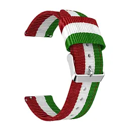 Тканинний ремінець Watchbands Cloth для Samsung Galaxy 3 45mm - червоно-зелений (WB007CLOTHREDGREEN345) - мініатюра 2