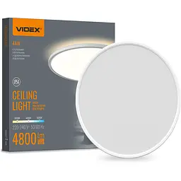 Світильник LED Videx з декоративною підсвіткою DL5R 44W 3000K-4000K-5000K White (VL-DL5R-44CW)