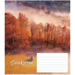 Зошит учнівський Школярик Sun kissed, в клітинку, 24 аркуші, ВД-лак, 25 шт. (024-3232K) - мініатюра 3