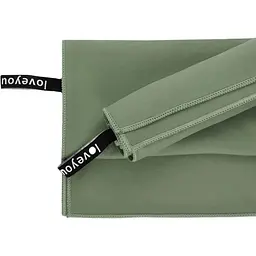 Набір рушників Love You Sport мікрофібра 50х90 см, 70х140 см хакі (60107)